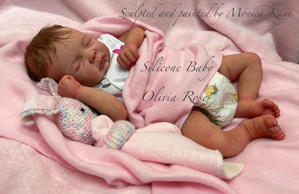 Olivia Rose  Silicone Baby Sculpted by Monica Kaye (MK.ArtDolls)