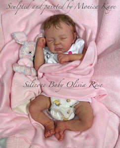 Olivia Rose  Silicone Baby Sculpted by Monica Kaye (MK.ArtDolls)