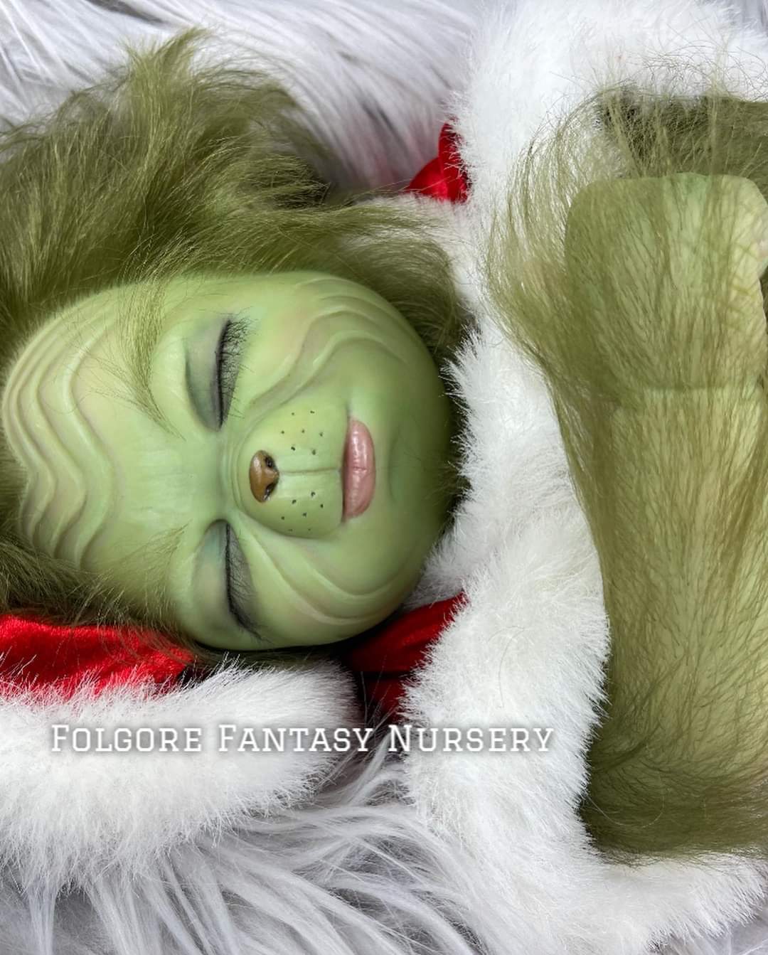 Mistletoe Hybrid Baby Mouse VINYL  HEAD ONLY