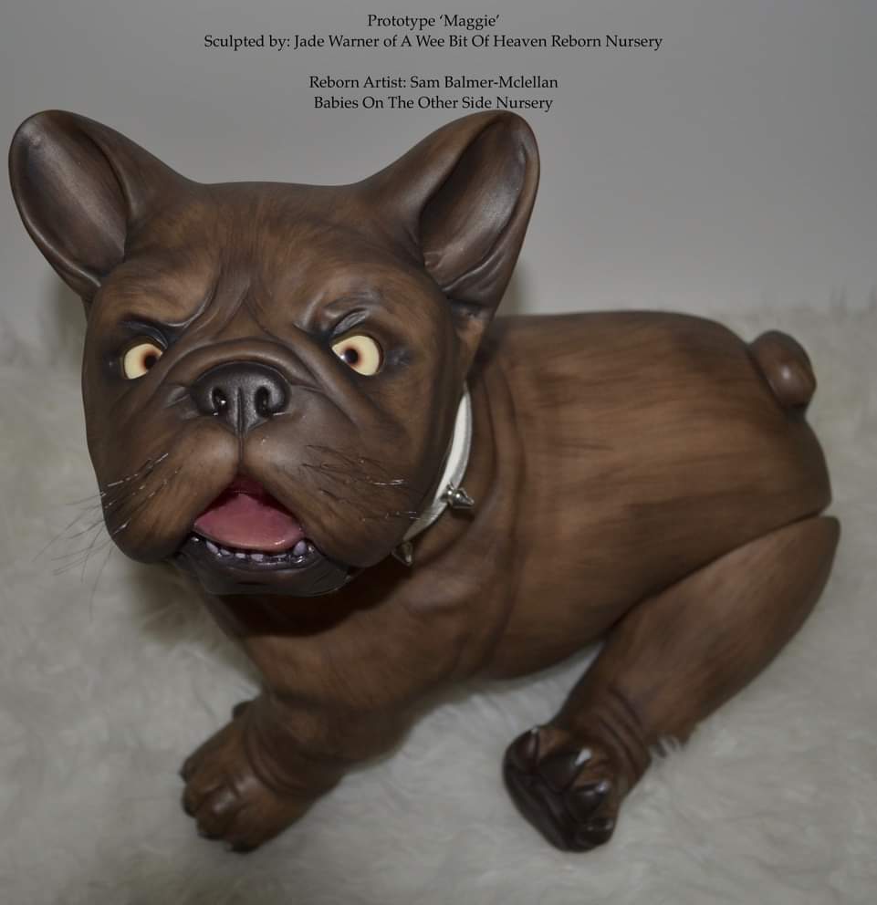 Maggie French Bulldog vinyl Kit by Jade Warner