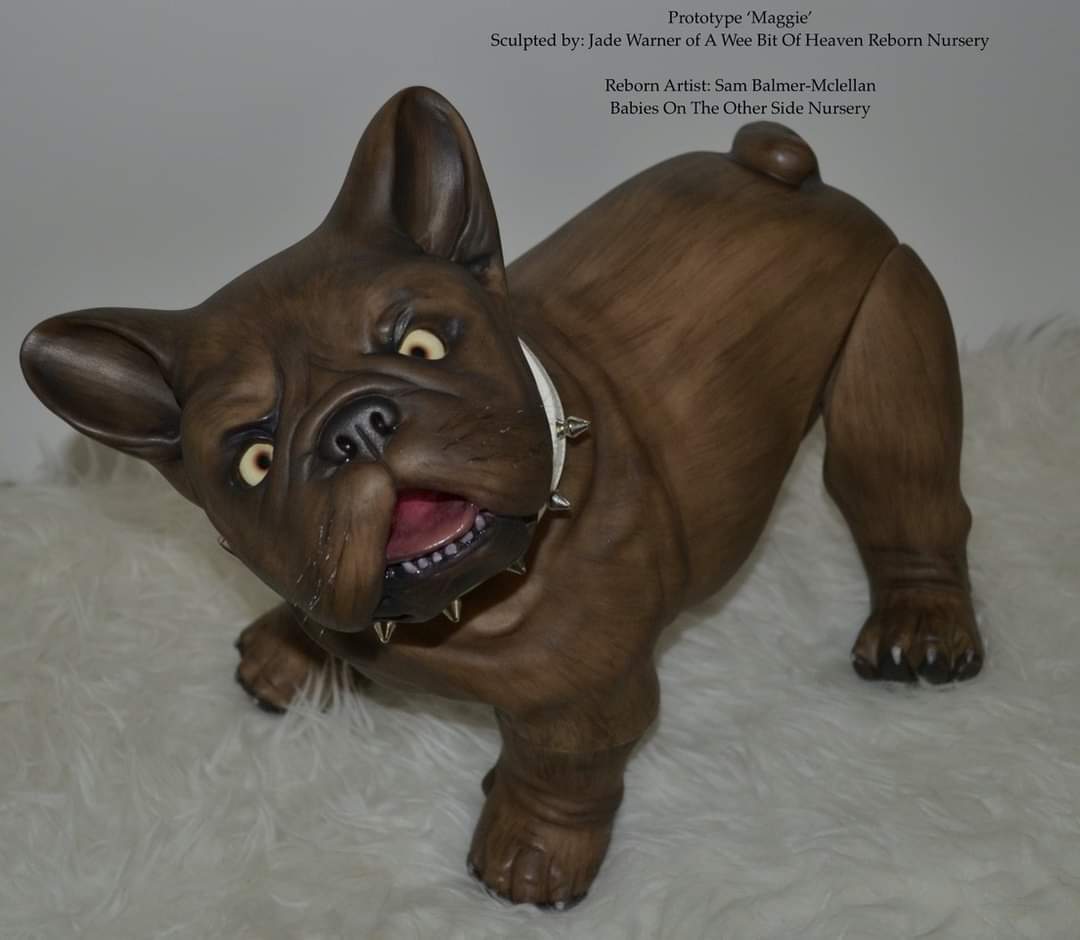 Maggie French Bulldog vinyl Kit by Jade Warner