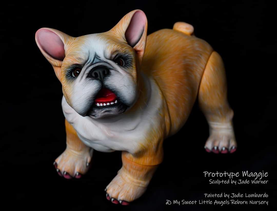 Maggie French Bulldog vinyl Kit by Jade Warner