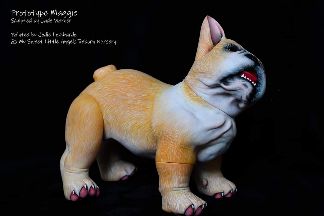 Maggie French Bulldog vinyl Kit by Jade Warner