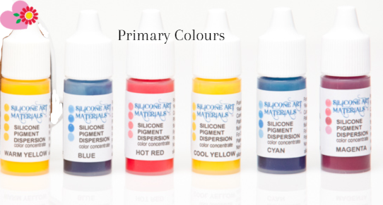 Primary Colours Silicone Pigment Kit – 6 Colours