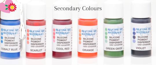 Secondary Colours Silicone Pigment Kit – 6 Colour's