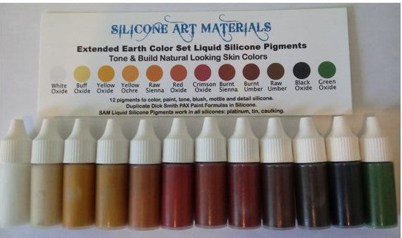 Earth Colour set Silicone pigment Set - 12 Colours