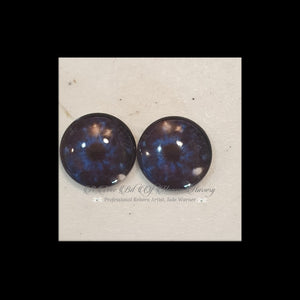 Fantasy Glass Cabochon  Hand Printed Eyes -size 18mm- #PR46