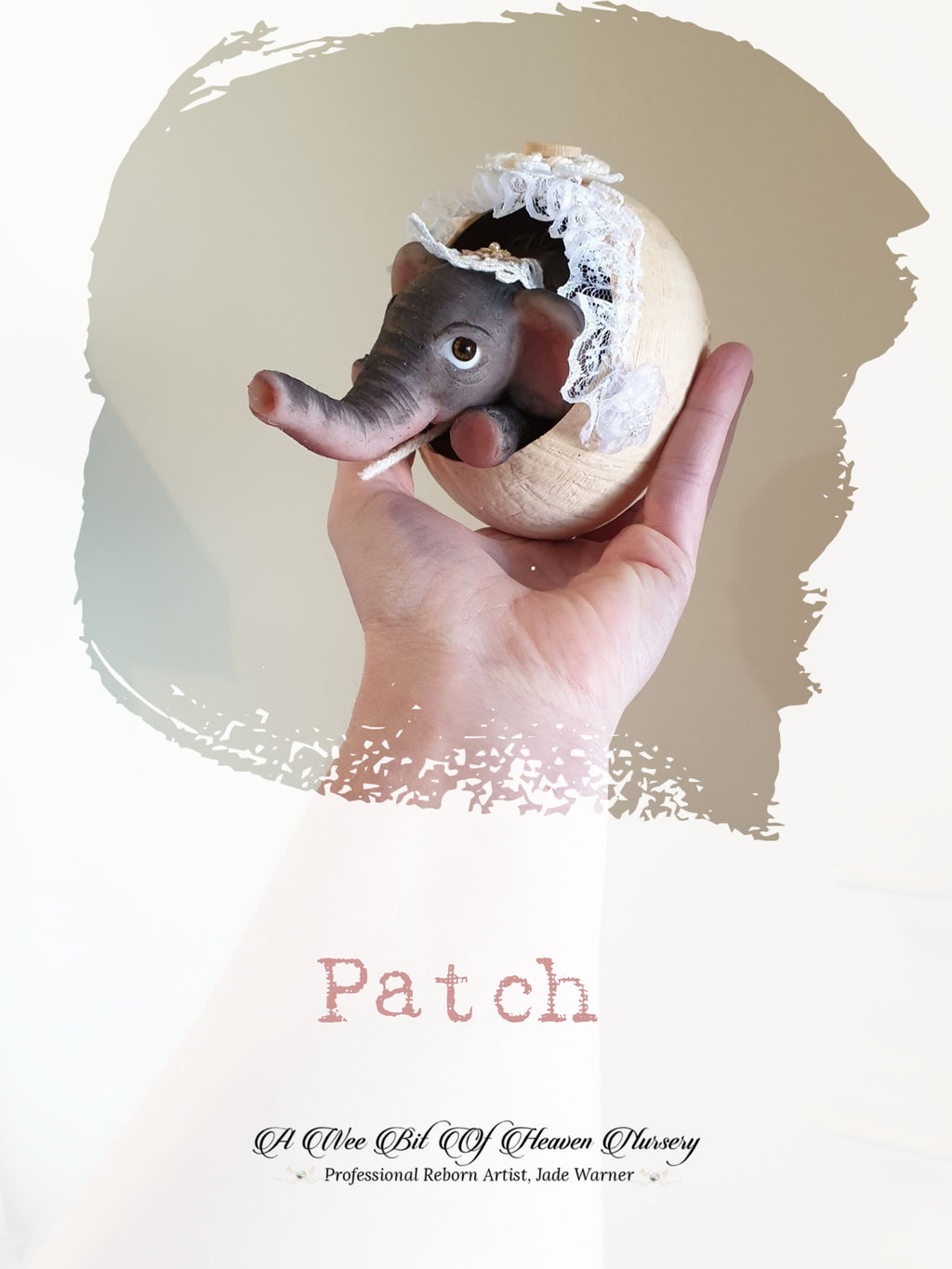 Patch Mini Baby Silicone  Elephant -Unpainted kit-