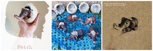 Patch Mini Baby Silicone  Elephant -Unpainted kit-