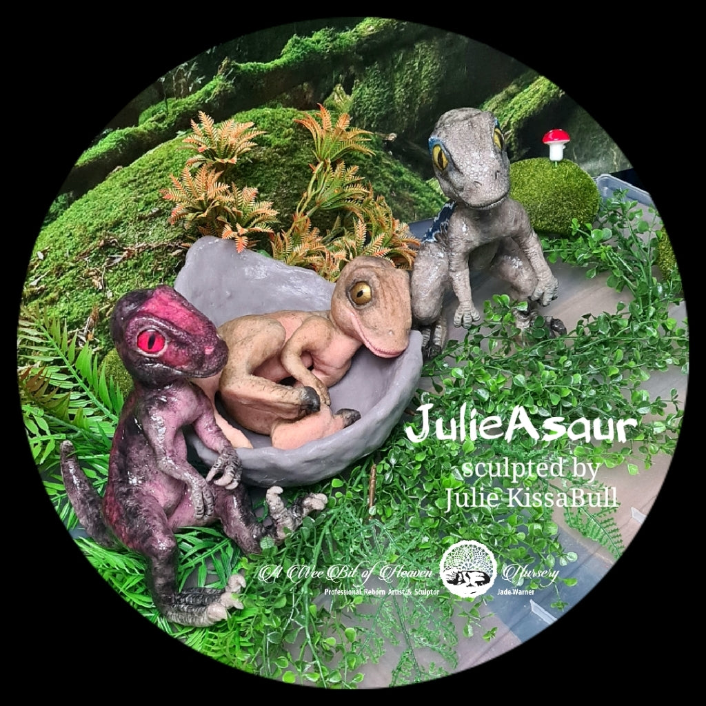 JulieAsaur Baby Dinosaur by Julie KissaBull - DEPOSIT ONLY