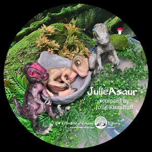 JulieAsaur Baby Dinosaur by Julie KissaBull - DEPOSIT ONLY