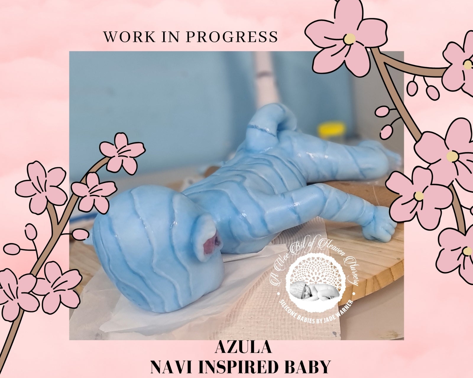 Azula Full Body Silicone Baby girl *Deposit ONLY*