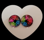 Fantasy Glass Cabochon  Hand Printed Eyes -size 18mm- #PR33