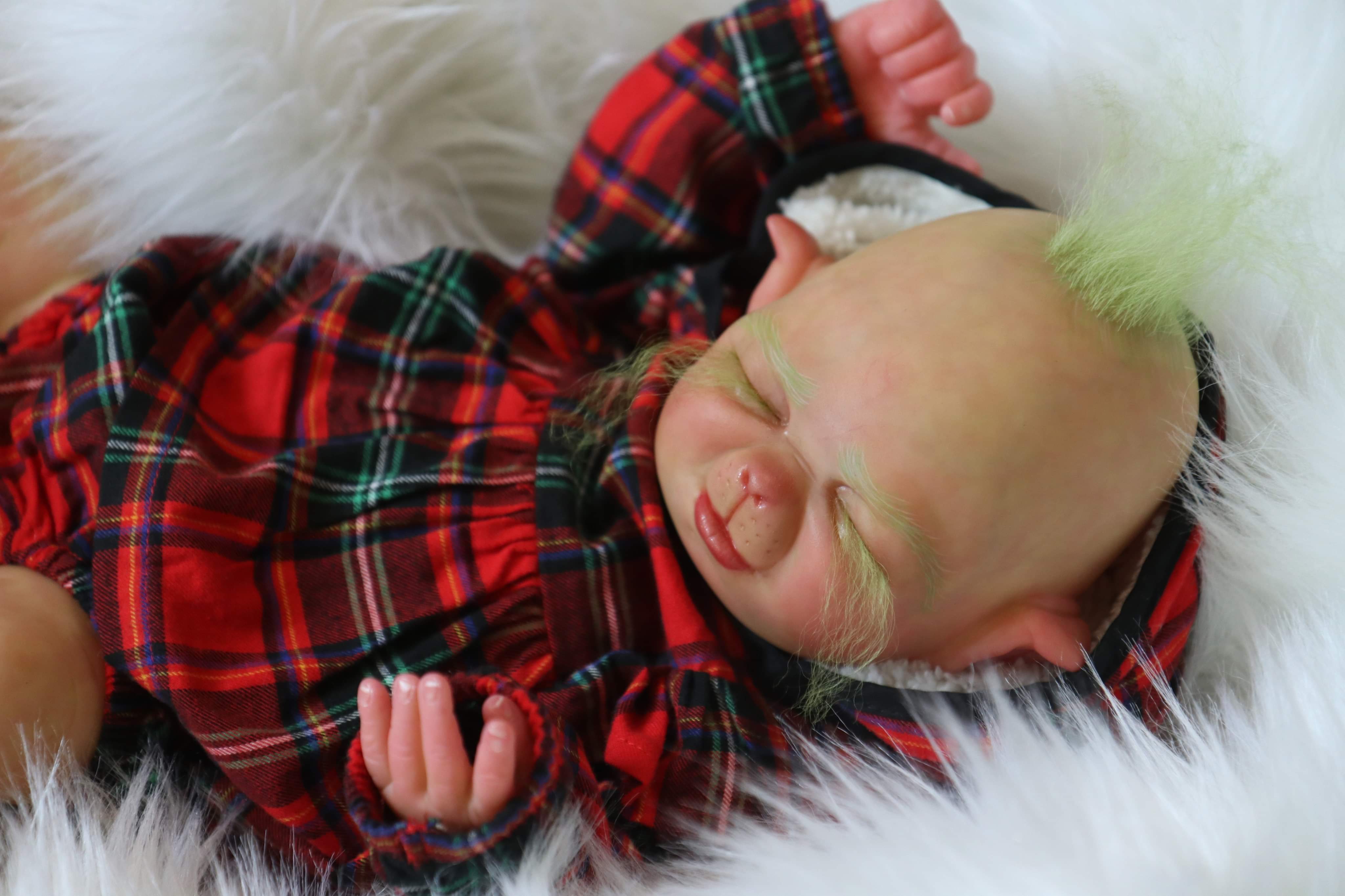 Mistletoe Hybrid Baby Mouse VINYL  HEAD ONLY