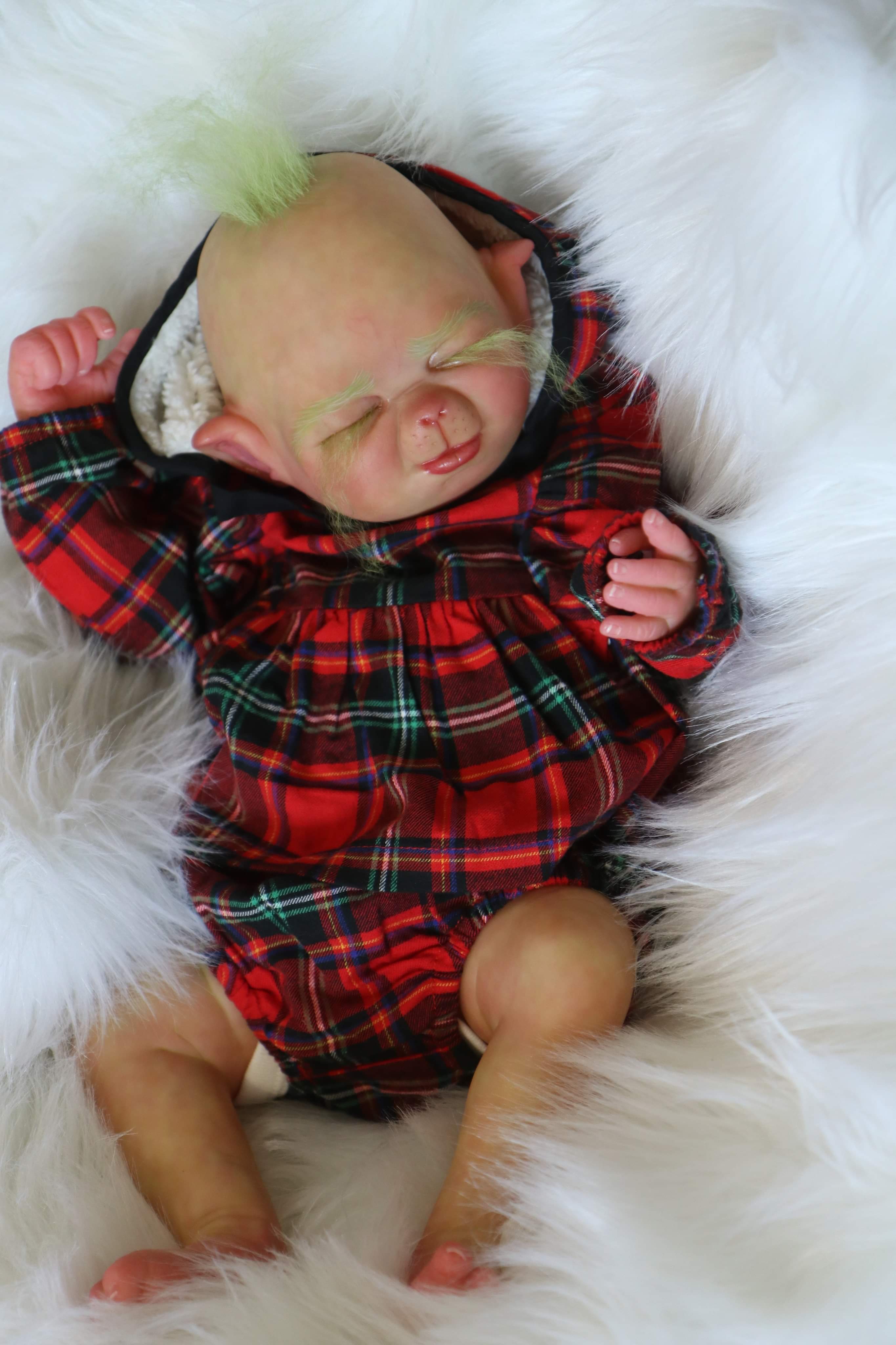Mistletoe Hybrid Baby Mouse VINYL  HEAD ONLY