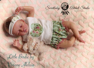 Little Birdie Silicone Un-Painted Kit Sculpted by Viviane Aleluia