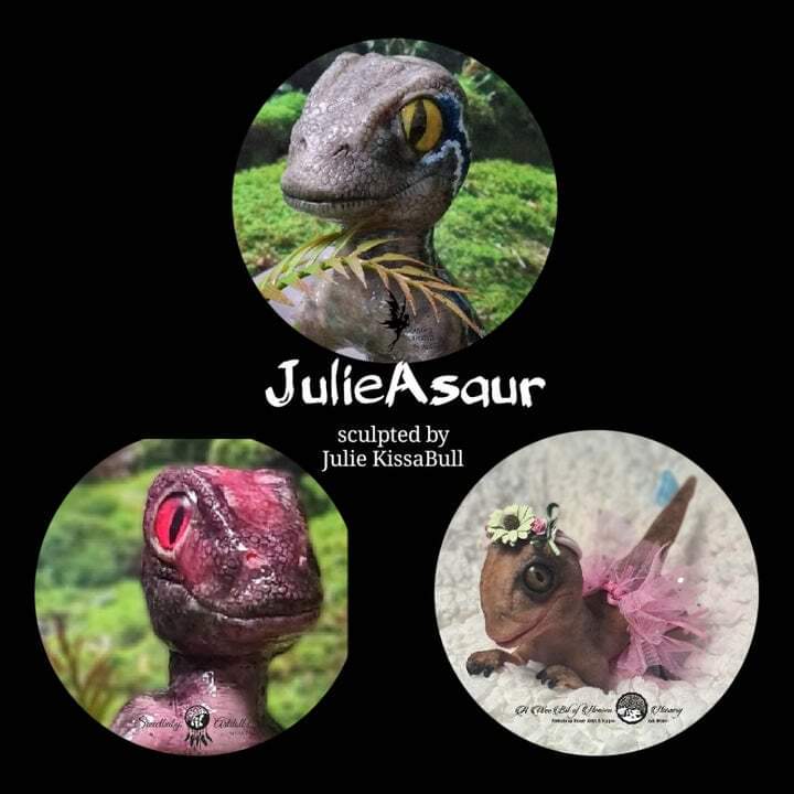 JulieAsaur Baby Dinosaur by Julie KissaBull - DEPOSIT ONLY