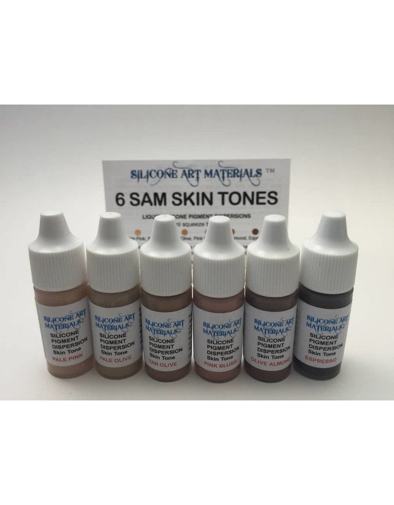 Flesh Silicone Pigment Kit – 6 Skin Tones Colours